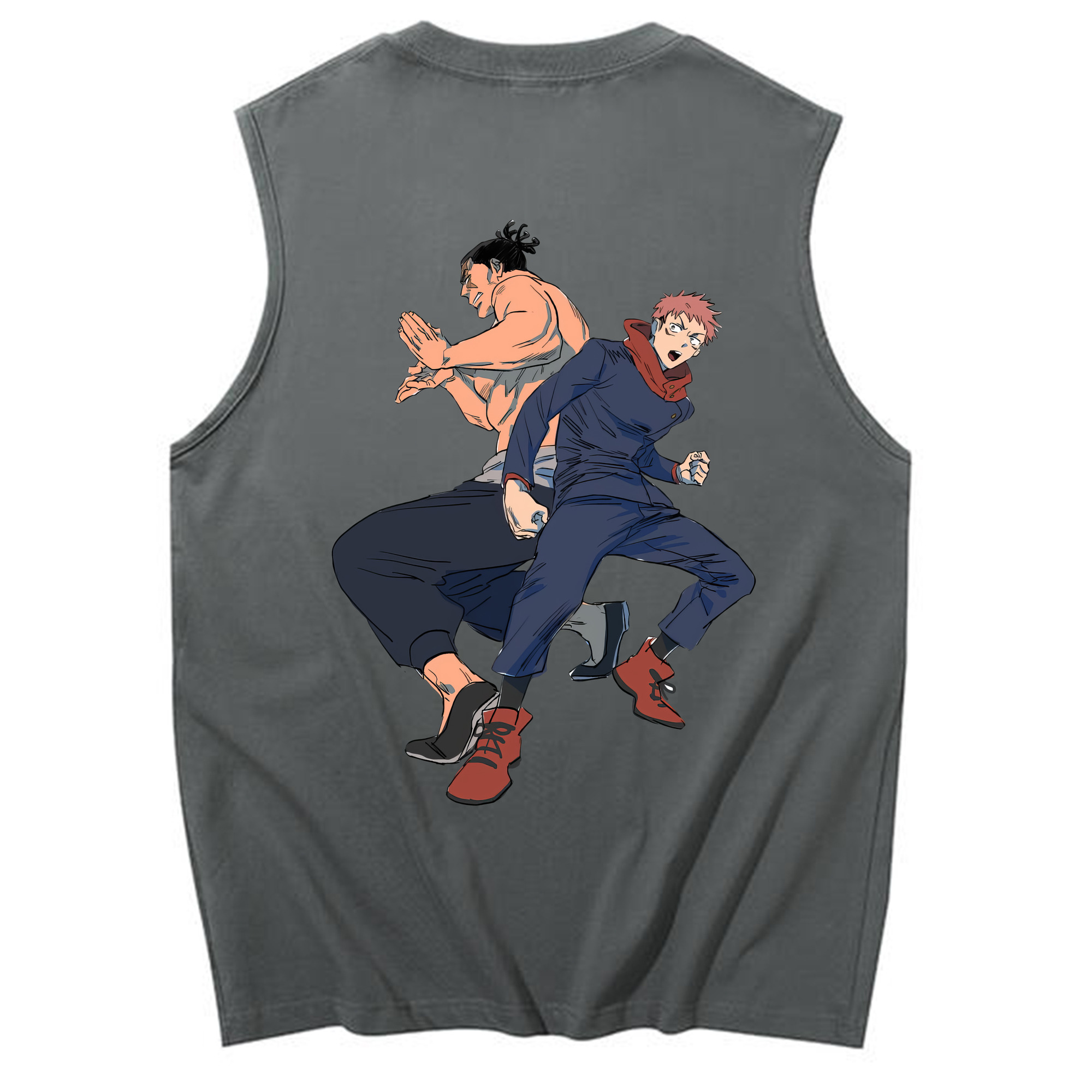 （画像用） 呪術廻戦 Jujutsu Kaisen コットン100％タンクトップ（背面プリント）